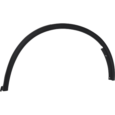 Replacement Fender Trim Plastic Textured Black, Rear, Driver Side, 1-year unlimited-mileage warranty RD55390008