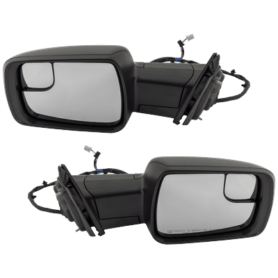 Kool Vue Mirror Textured Black, Driver & Passenger Side, 1-year limited warranty SET-DG158ER-S