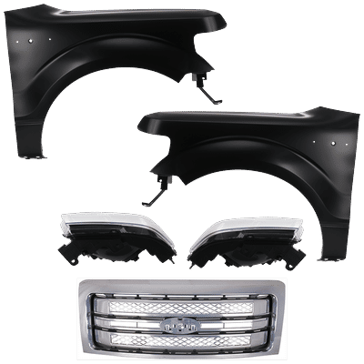 Replacement Fender Steel Primed, Front, Driver & Passenger Side, 1-year unlimited-mileage warranty KIT-022423-39