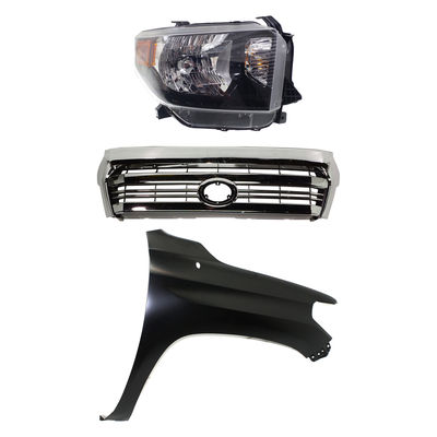 Replacement Grille Assembly Plastic Chrome Grille, 1-year unlimited-mileage warranty KIT-031323-44101
