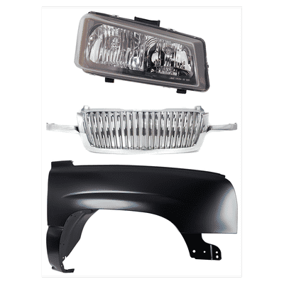 Replacement Fender Steel Primed, Front, Passenger Side, 1-year unlimited-mileage warranty KIT-022123-11101