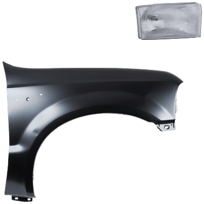 Replacement Fender Steel Primed, Front, Passenger Side, 1-year unlimited-mileage warranty KIT-022423-56104