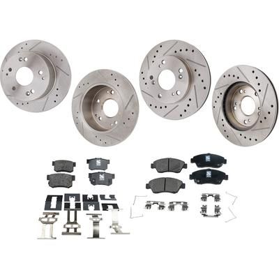 SureStop Brake Disc & Pad Kit Pro-Line Series, Front Rear, 3-year or 36,000-mile limited warranty KIT-050323-24