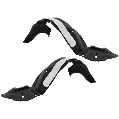 Replacement Fender Liner, Front, Driver & Passenger Side, 1-year unlimited-mileage warranty SET-RN22210087