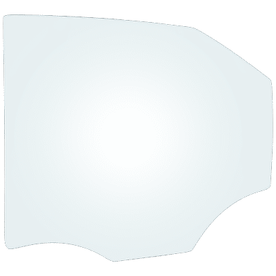 Replacement Door Glass, Rear, Driver Side, 1-year unlimited-mileage warranty RC48130020