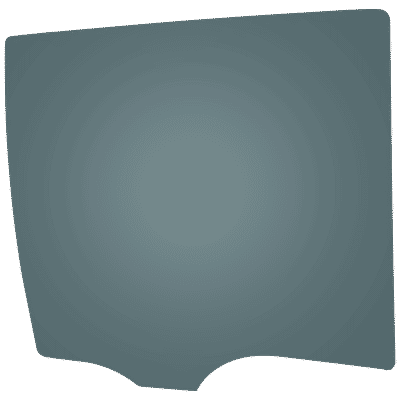 Replacement Door Glass, Rear, Passenger Side, 1-year unlimited-mileage warranty RF48130039