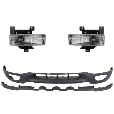 Replacement Valance Plastic Textured Panel, Front, Driver & Passenger Side, 1-year unlimited-mileage warranty KIT-091523-153