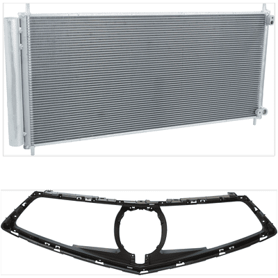 Replacement Grille Assembly Plastic Textured Black Grille, 1-year unlimited-mileage warranty KIT-111423-31
