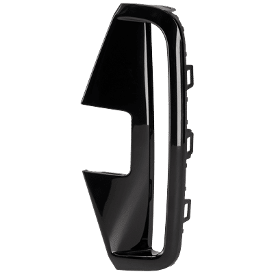JC Whitney Grille Trim Gloss Black, Front, Driver Side, 1-year unlimited-mileage warranty RB01540014