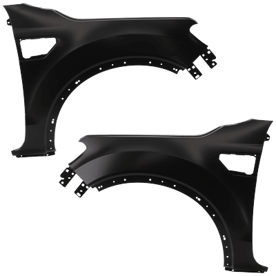 Replacement Fender Steel Primed, Front, Driver & Passenger Side, 1-year unlimited-mileage warranty SET-RF22010049