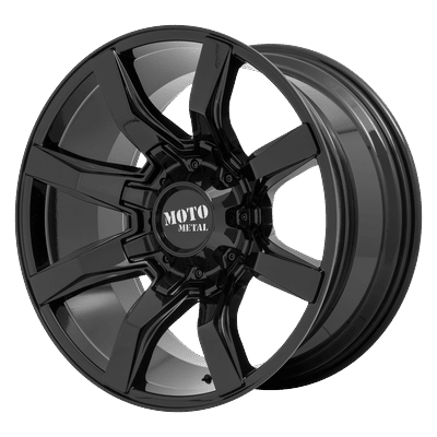 Moto Metal Wheel Aluminum Gloss Black, Lifetime Limited Warranty on Structure; 1 Year Finish MO80429035300