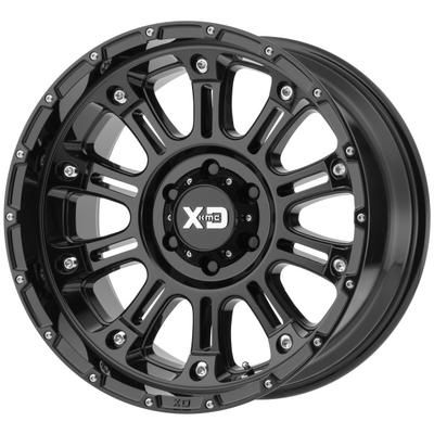 XD Wheel Aluminum Gloss Black, Lifetime Limited Warranty on Structure; 1 Year Finish XD82979068312N