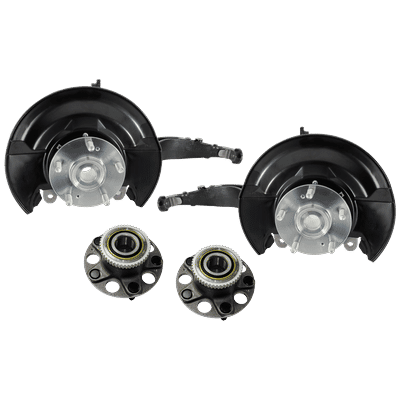 Replacement Knuckle Loaded, Front, Driver & Passenger Side, 1-year unlimited-mileage warranty KIT-081324-C1116