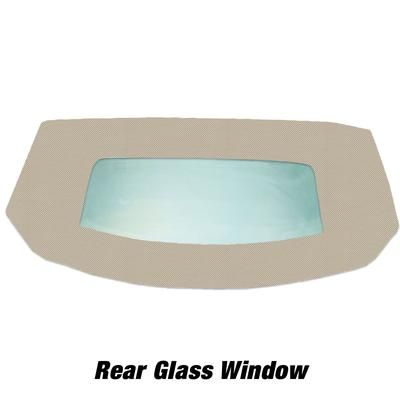 Kee Auto Top Convertible Rear Window Vinyl Beige/Tan, HG0116ZTN31SP