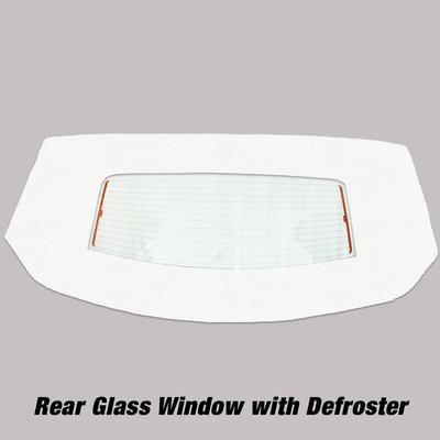 Kee Auto Top Convertible Rear Window Vinyl Bright white, HG0199DF53SP
