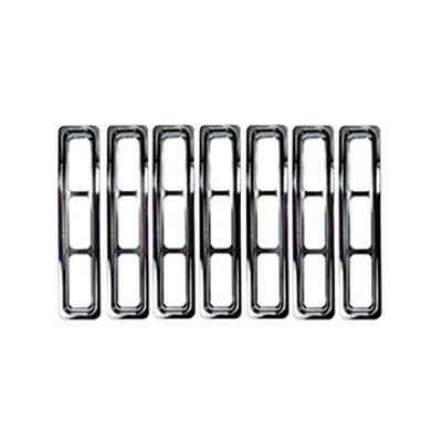 Rugged Ridge Grille Assembly Plastic Chrome Insert Plastic, 5-year limited warranty 11306.2