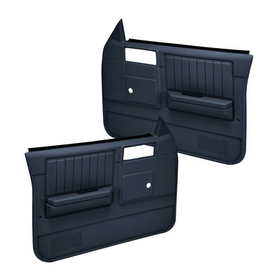 Coverlay Door Trim Panel Blue Replacement Series, Front, Driver & Passenger Side, Lifetime limited warranty 18-45N-DBL