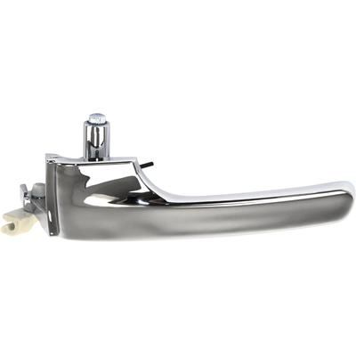 Replacement Interior Door Handle Chrome, Front or Rear, Driver Side, 1-year unlimited-mileage warranty REPJ462146