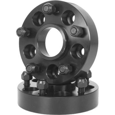 Rugged Ridge Wheel Spacer Aluminum Powdercoated Black, 5-year limited warranty 15201.11
