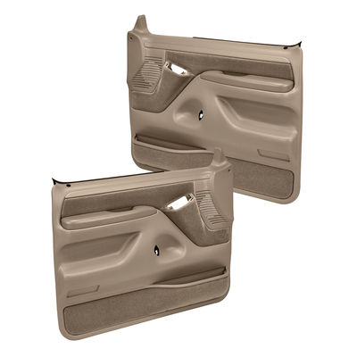 Coverlay Door Trim Panel Medium Brown Replacement Series, Front, Driver & Passenger Side, Lifetime limited warranty 12-92F-MBR