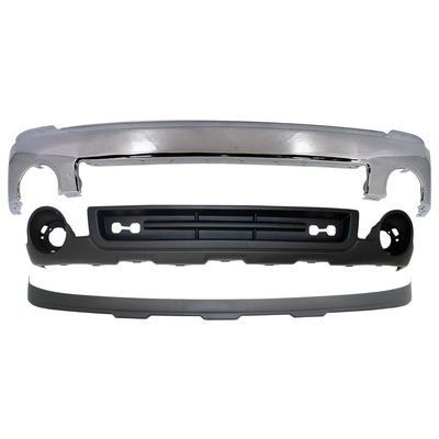Replacement Bumper Steel Chrome, Front, 1-year unlimited-mileage warranty KIT-50915-10