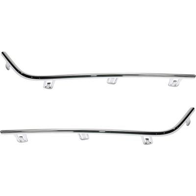 Replacement Bumper Trim Chrome, Front, Driver & Passenger Side, Lower, 1-year unlimited-mileage warranty SET-REPA015511