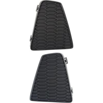 Replacement Bumper Trim Textured Black, Rear, Driver & Passenger Side, 1-year unlimited-mileage warranty SET-REPH767001