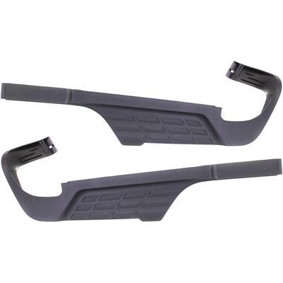 Replacement Bumper Step Pad Black, Driver & Passenger Side, 1-year unlimited-mileage warranty SET-REPC764925