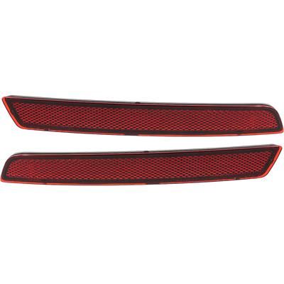 Replacement Bumper Reflector, Rear, Driver & Passenger Side, 1-year unlimited-mileage warranty SET-REPC731903
