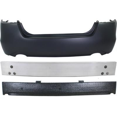 Replacement Bumper Cover Primed, Rear, 1-year unlimited-mileage warranty KIT-90115-32