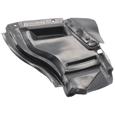 Replacement Fender Liner, Front, Passenger Side, Front Section, 1-year unlimited-mileage warranty REPT222185