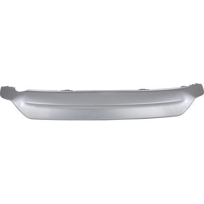 Replacement Valance Plastic Painted Silver Bumper Cover Garnish, Rear, 1-year unlimited-mileage warranty REPH764312