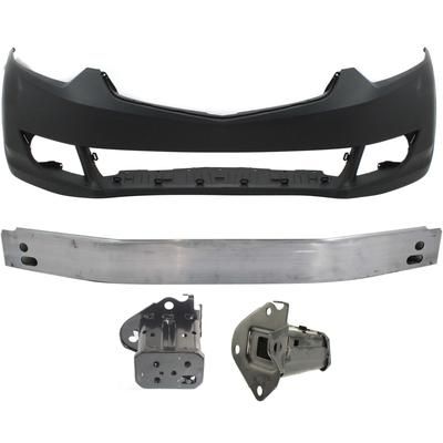 Replacement Bumper Cover Primed, Front, 1-year unlimited-mileage warranty KIT-020117-08