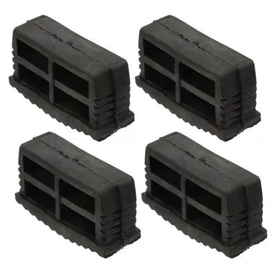 Coussinets en caoutchouc antidérapants pour pieds d'échelle, couvre-pieds, tapis de meubles, protection de chaise, accessoires de couverture, capuchon de marche au sol, 4 pièces