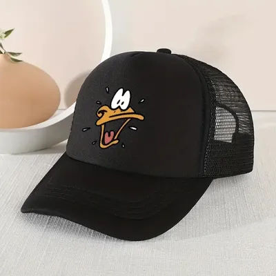 Casquette de Baseball en maille respirante, pare-soleil, avec motif de bouche de canard, pour le Sport de plein air, 1 pièce