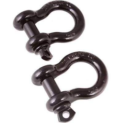 Rugged Ridge Bumper D-Ring Steel Powdercoated Black, nan, 5-year limited warranty 11235.06