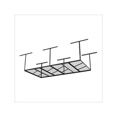 Fleximounts Heavy-Duty 4' x 8' Overhead Storage Rack (Black)