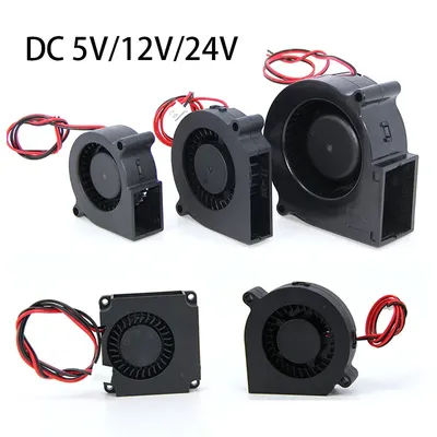 Cooling fan 4010 5015mm 5020 6015 7530 With 2Pin XPH2.54 Wire DC 5V 12V 24V Multiple options for 3D Printer Cooler fans