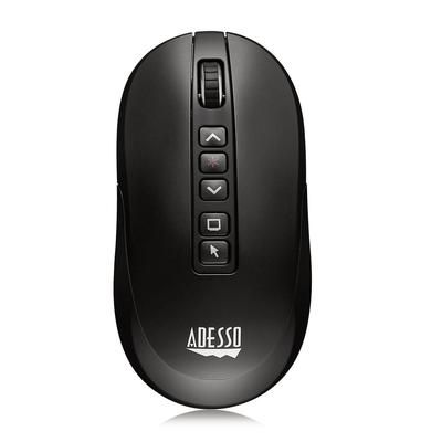 Adesso iMouse P40 Wireless Multifunctional Presenter Mouse, 2.4 GHz Frequency/100 ft Wireless Range, Left/Right, Black (ADEIMOUSEP40)
