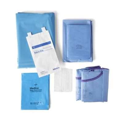 Medline Basic Pack IV with Gowns, Sirus, 8/CS (DYNJP1015S)