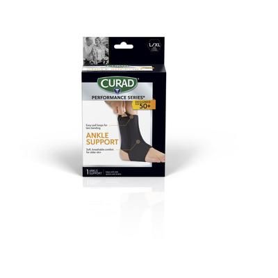 Curad Neoprene Open Heel Ankle Support, Seniors, Size L/XL, 4/CS (CURSR27200LD)