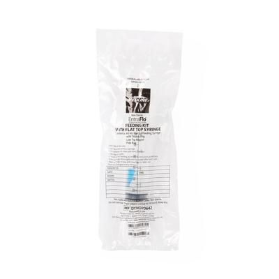 Medline Enteral Feeding Syringe with IV Pole Bag, Flat Top with Ring, 60 cc, 30/CS (DYND70642)