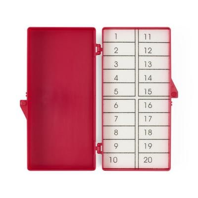 Medline Foam Block Needle Counter with Adhesive, 20 Count, 64/CS (DYNJNC20A)