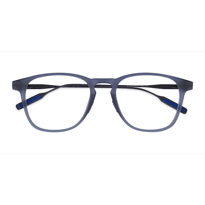Male s square Blue Acetate,Metal Prescription eyeglasses - Eyebuydirect s Smith