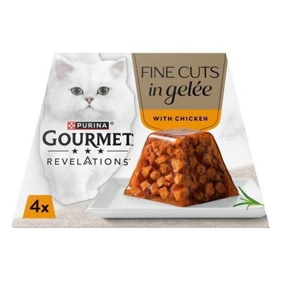 4x57g Chicken Fine Cuts in Gelée Gourmet Revelations Wet Cat Food