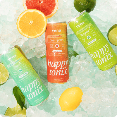 Happy Tonix THC Seltzer | Skinny Mocktails