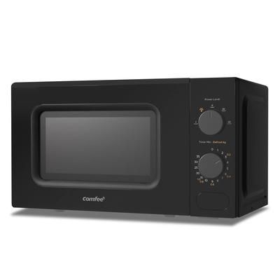 TEMU Comfee' Black Compact Microwave Oven 700w With Manual Control - 20l For Small Kitchens, 5 Power Levels & Quick , Cm-m202cc (bk)