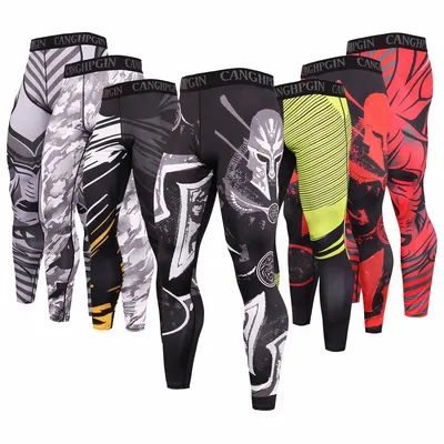 Men's Compression Pants Men Sportswear Training Leggings Gym Workout Skinny Trousers Sport Bottoms Running Leggings Tights Men