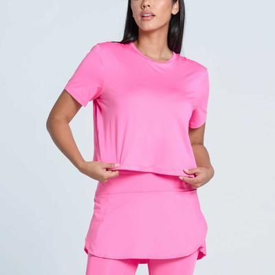 Lucky in Love Power Box Tee Women's Tennis Apparel Taffy