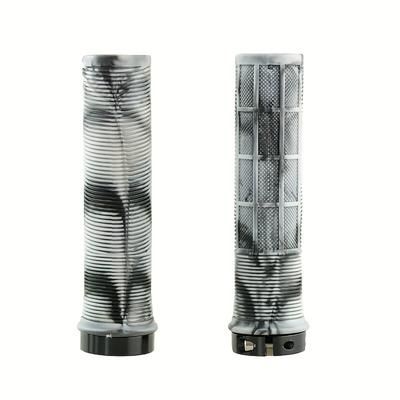 TEMU Lockable Rubbe Mtb Handlebar Cuffs Ultralight Non-slip Mountain Bike Grips Cycling Accessories, Biker Accessories